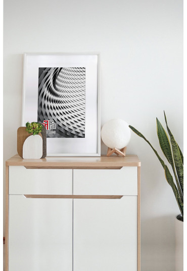 Drewniana ramka Finger biała